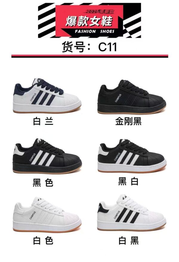 Flat ladies' sneakers board shoes for fall wearC11