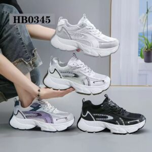 Made in Paris, France. Women's sports shoes with thick soles and high heelsHB0345