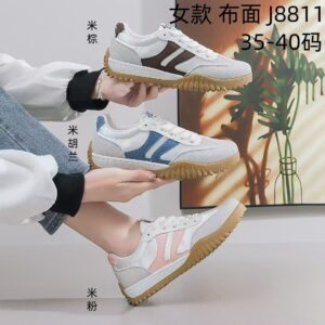 Malambot na solong magaan na flat na sapatos ng kababaihan na ginawa sa China kaswal na sapatos J8811