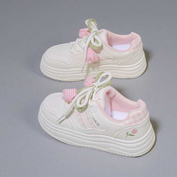 Made in China, flat-soled women's sneakers for autumnY9971 - 图片 3