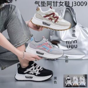 Air cushion sneakers for women with thick soles for running in spring and autumnJ3009