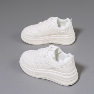Made in China small white shoes women's thick-sole heightening shoesHB812