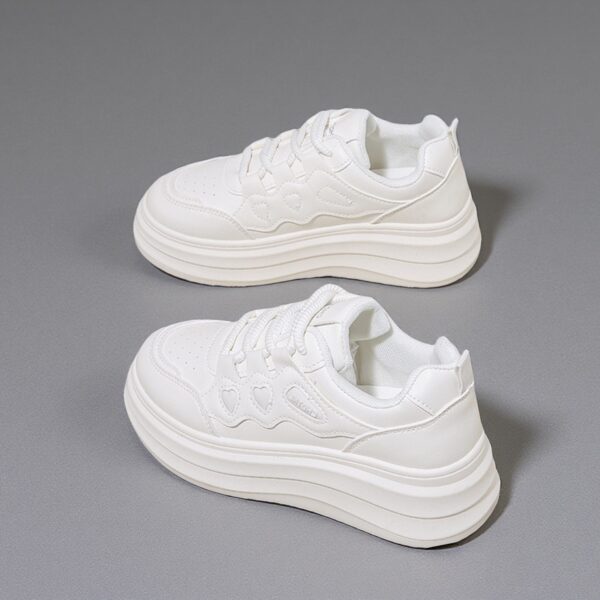Made in China small white shoes women's thick-sole heightening shoesHB812