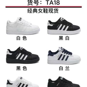 Flat white shoes women's board shoesTA18