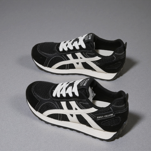 Made in China ladies casual sneakers De Xun thick soles Forrest Gump running shoesJCF230