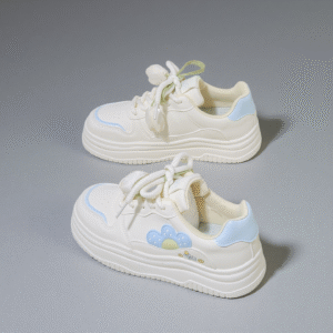 White board shoes with thick soles for women's casual shoes in spring. Y9967-1