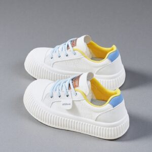 Made in China, white shoes with thick soles and cute height M65