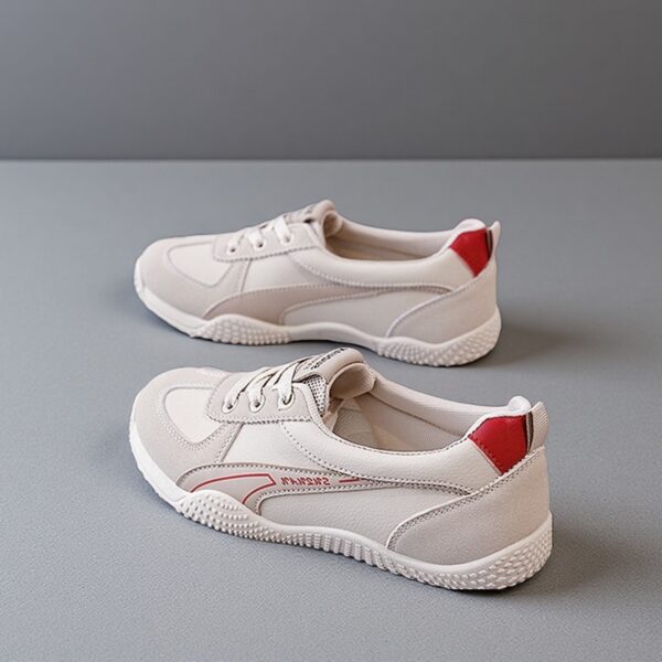 Made in China shoes with low-cut uppers GAT ladies flat sole white sneakers German Army Trainer K1519 - 图片 3