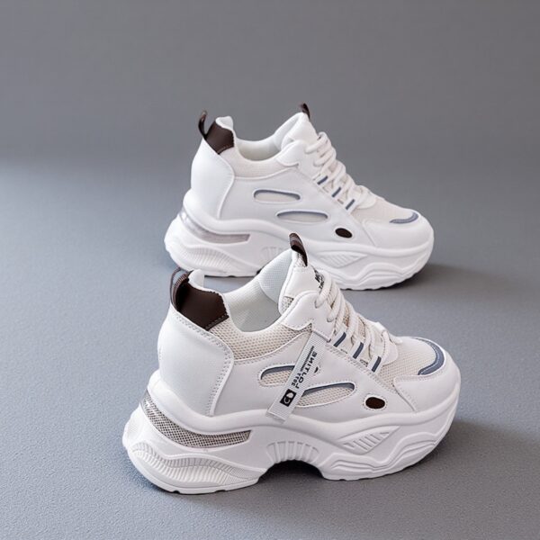 Сделано в Китае плоские белые туфли женские кроссовки dad shoes AT903 - 图片 3