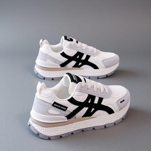 Made in China white leather shoes running sports Cortez shoes for women AD5202 - 图片 4