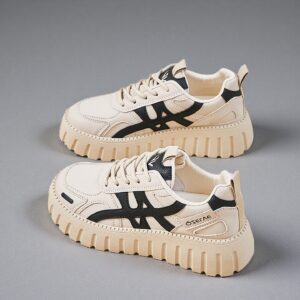 Made in China, height increasing platform white shoes with thick soles and cute height XQ235