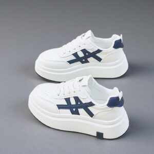 Made in China, height increasing platform white shoes with thick soles and cute height HB633