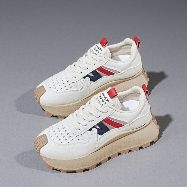 Made in China, the women's thick-soled heightening A-Gun shoes are fashionable sneakersHL877 - 图片 2