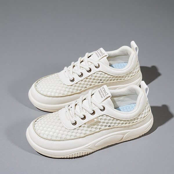 Made in China, breathable and comfortable sneakers for women with thick soles6665 - 图片 2