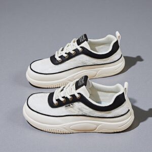 Made in China, breathable and comfortable sneakers for women with thick soles6666