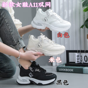 ClunkySneaker Net surface high quality thick sole versatile women's sports shoes A11