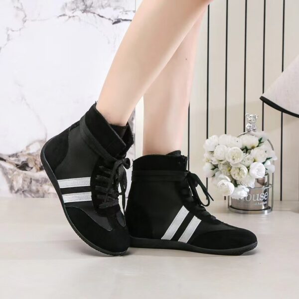 Made in China high-top shoes white flat shoes women's shoesYS07 - 图片 5
