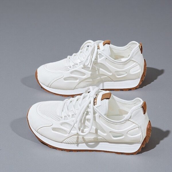 Made in China Cortez white breathable sole mesh women's casual sneakersXF821 - 图片 4