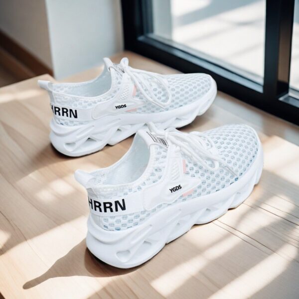 Made in China soft bottom light comfortable breathable sports shoes women's running shoesDY901 - 图片 2
