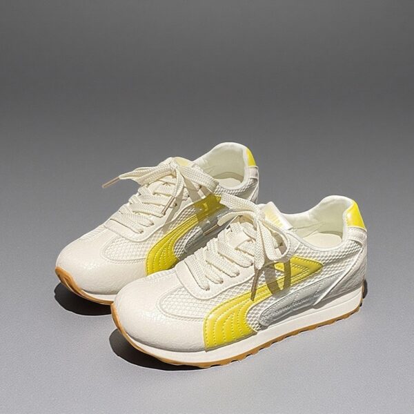 Women's Chinese-made thick-soled white breathable meshJCF226 - 图片 3