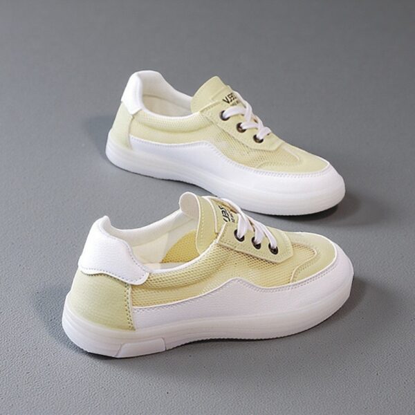 Women's white flat mesh sports shoes Cortez made in China XQ6088 - 图片 3