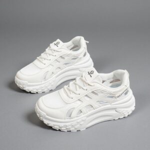 Made in China, white shoes with breathable mesh sole and women's sports shoesSH627