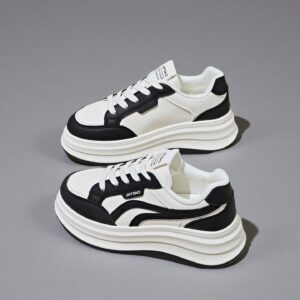 Made in China small white shoes women's thick-sole heightening shoesHB811