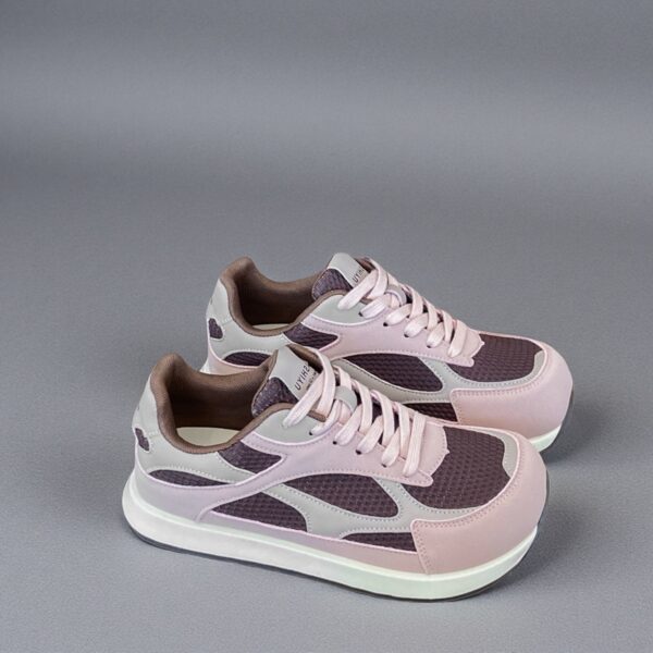 Made in China German Army Trainer Cortez dad shoes Women's thick-soled sneakers T613 - 图片 4