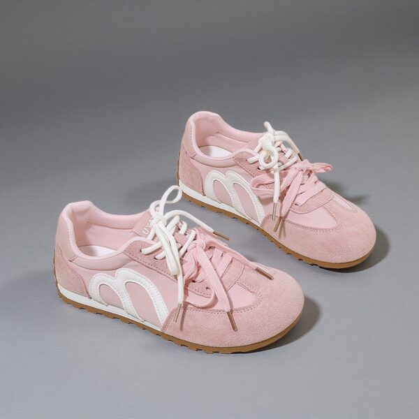 Made in China German Army Trainer Cortez dad shoes Women's thick-soled sneakers T06 - 图片 5