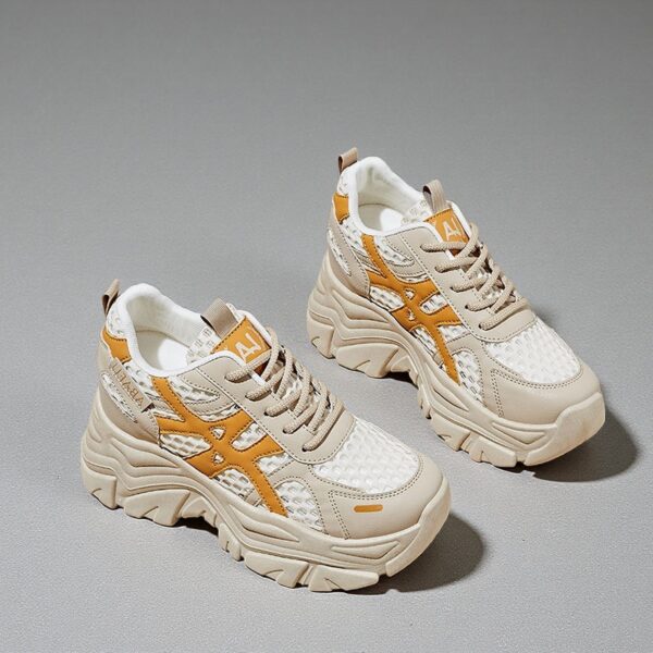 Made in China, breathable summer women's fashionable sports shoes with thick solesZY-F802 - 图片 3