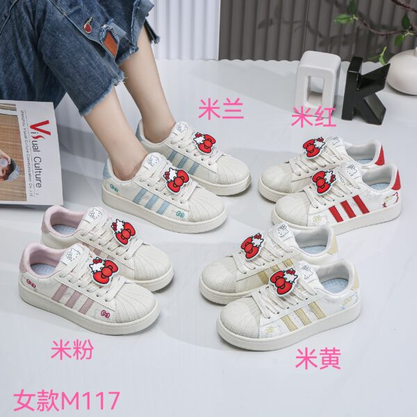 Fashionable versatile rose printed loafers in Korean style for autumn fashion. Hot new shoesM117
