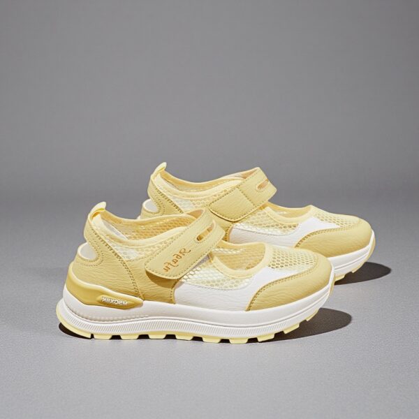 Made in China fashionable breathable mesh women's sports shoesZYK03 - 图片 3