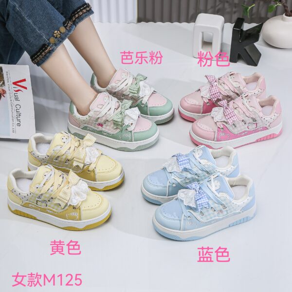 Popular low bottom student fashion cute casual women's shoes Kuromi sneakers M125