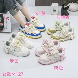Made in China, flat women's casual board shoes are comfortable and popular sports shoesM127