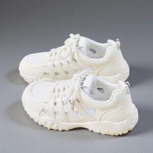 Made in China fashionable breathable mesh women's sports shoesXQK09