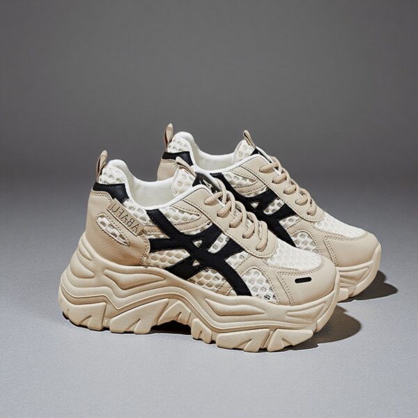Made in China, breathable summer women's fashionable sports shoes with thick solesZY-F802