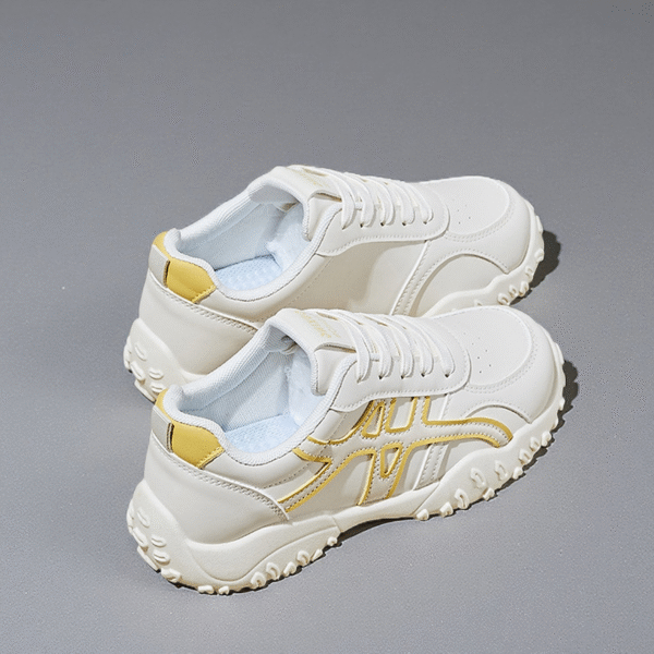 Made in China white leather shoes running sports Cortez shoes for women SH123 - 图片 3