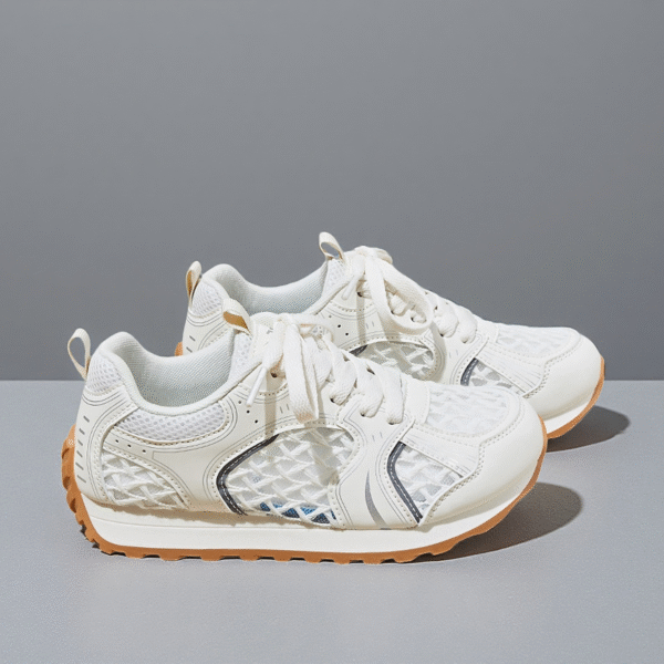 White fashion popular comfortable summer breathable women's shoesKT305 - 图片 2