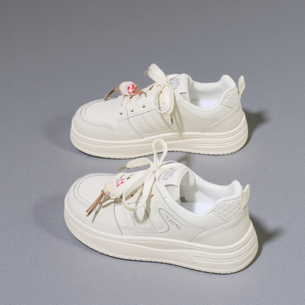 China manufactures women's very soft white flat-soled shoes Y206 - 图片 3
