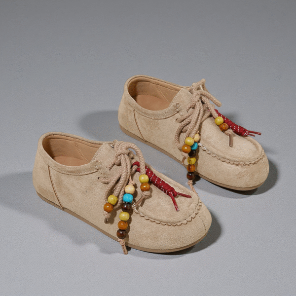 Made in China flat Bokeen shoes women lazy one foot pusher Mule shoes comfortable casual women's shoes Y22 - 图片 3