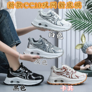 ClunkySneaker Net surface high quality thick sole versatile women's sports shoes CC10
