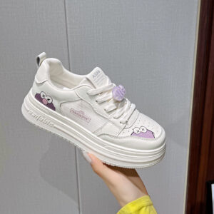 Made in China white flat women's shoes comfortable and fashionable sports shoes B30