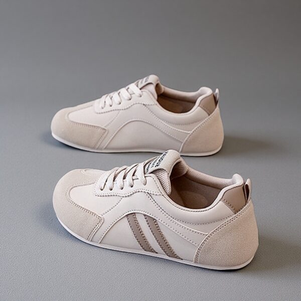 Made in China GAT ladies flat sole white sneakers German Army Trainer K3910 - 图片 3