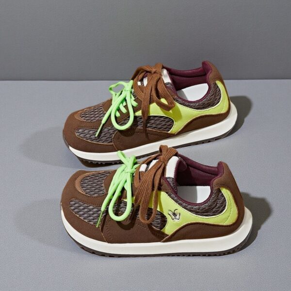 Made in China flat low-top Clunky Sneaker Nike Cortez breathable sports shoes for women  big toe shoes LDB07 - 图片 3