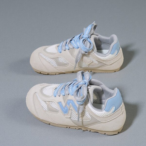 Dechuang shoes mesh white shoes versatile comfortable soft sole sports casual women's shoes YSA02 - 图片 2