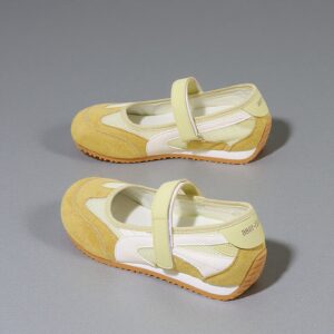 Mary Jane Velcro casual shoes, De Xun shoes, versatile flat sole, lace cut single shoes, French ballet women's shoes BN2001