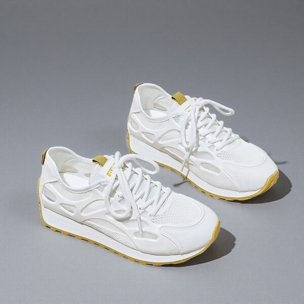 Made in China Cortez white breathable sole mesh women's casual sneakersXF821 - 图片 3