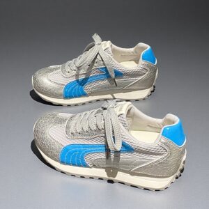 Women's Chinese-made thick-soled white breathable meshJCF226