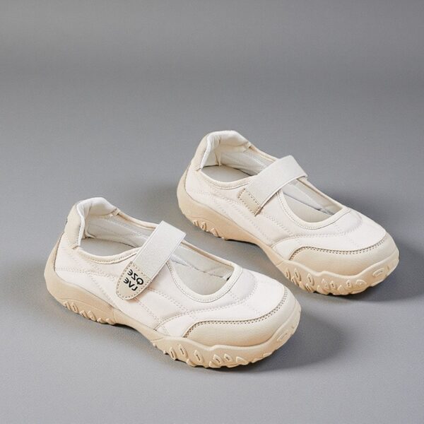 Women's white flat mesh sports shoes Cortez made in China XQ-K07 - 图片 3