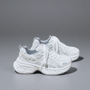 Women's white flat mesh sports shoes Cortez made in China BN1005